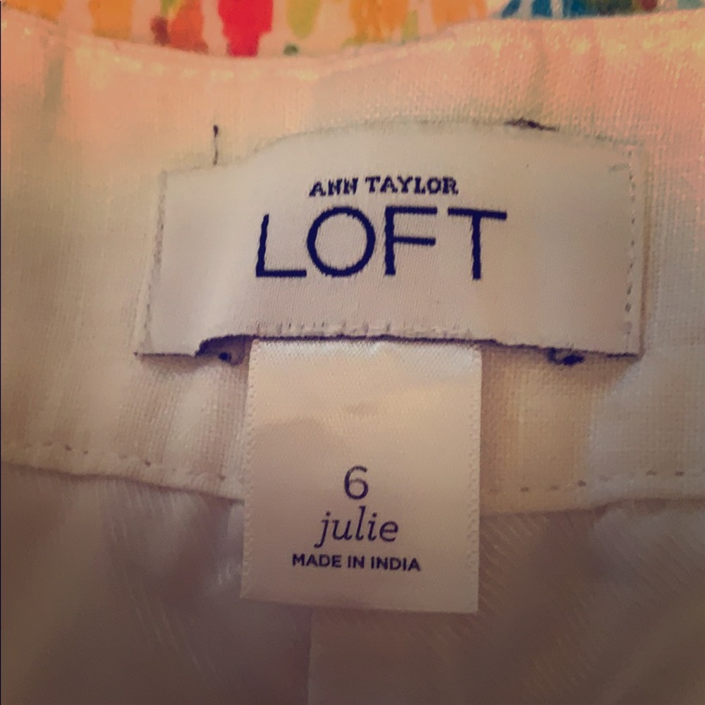 Loft white pants